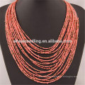 brand promotion boho innovative beaded multilayer small beads necklace